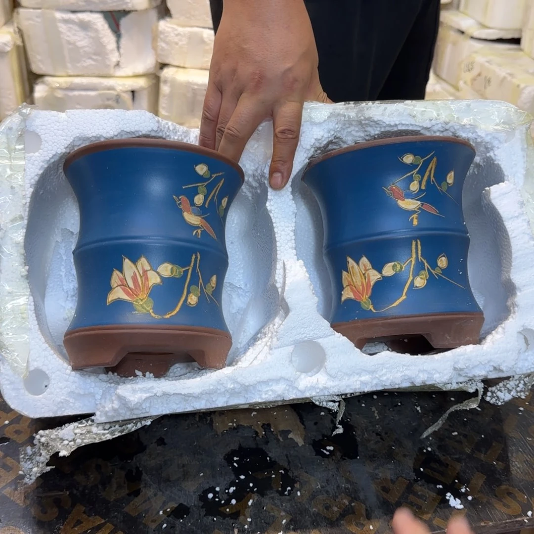 紫砂花盆口径15.18口径