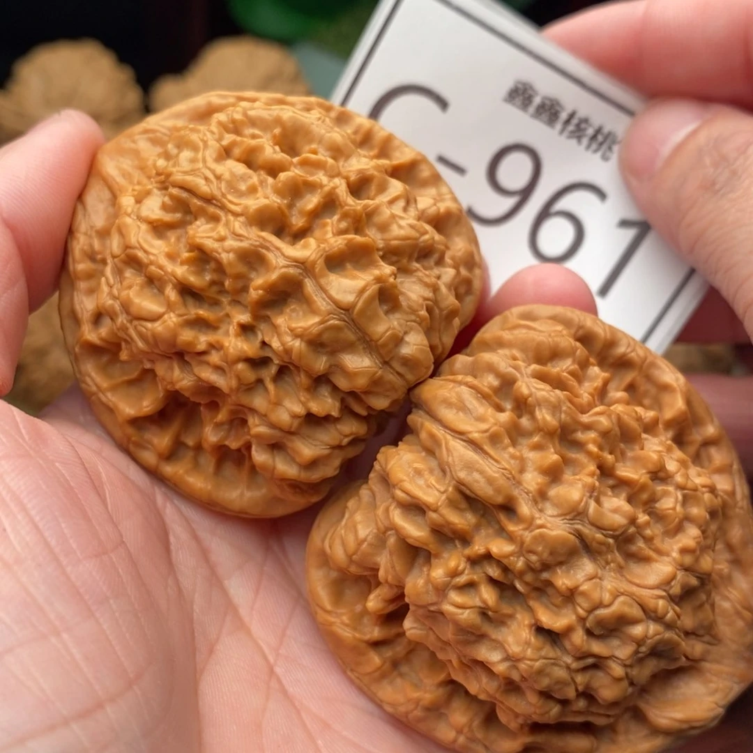 文玩核桃把件官帽50