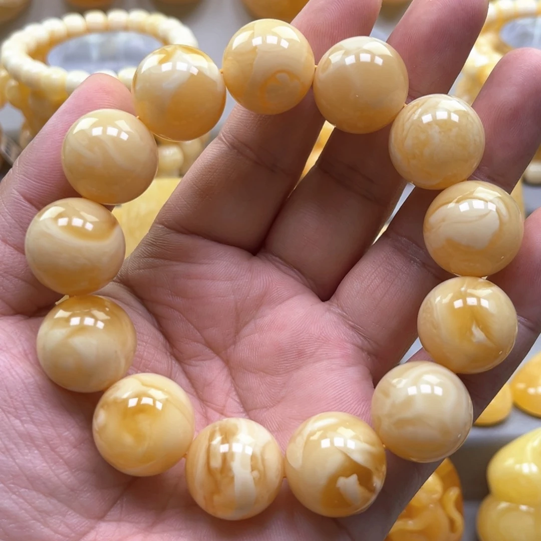 琥珀手链未镶嵌手串