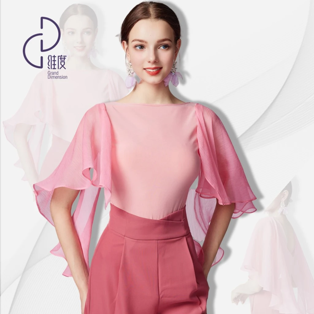 【维度舞服】Y319女士上衣摩登舞拉丁舞练习服赛服夏季舞蹈