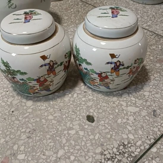 瓷片粉彩陶瓷摆件粉彩陶瓷摆件粉彩陶瓷