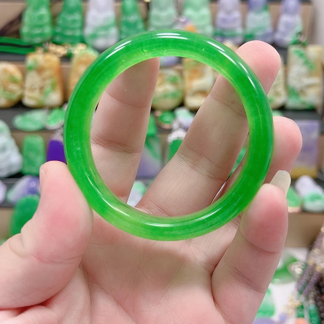 翡翠银S925镶嵌吊坠(赠链)