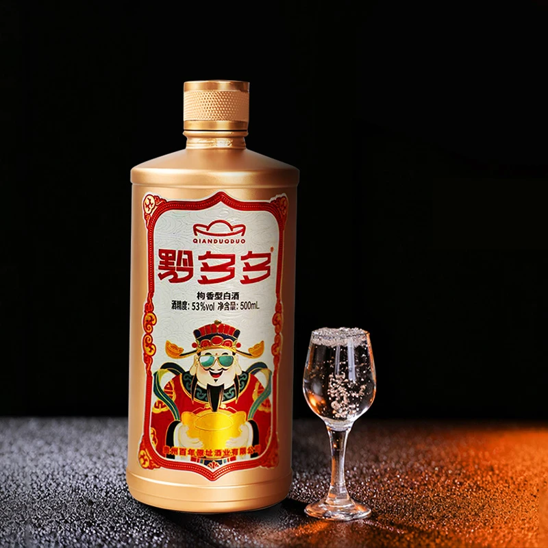 黔多多枸酱香型纯粮酒瓶装53%Vol500ml