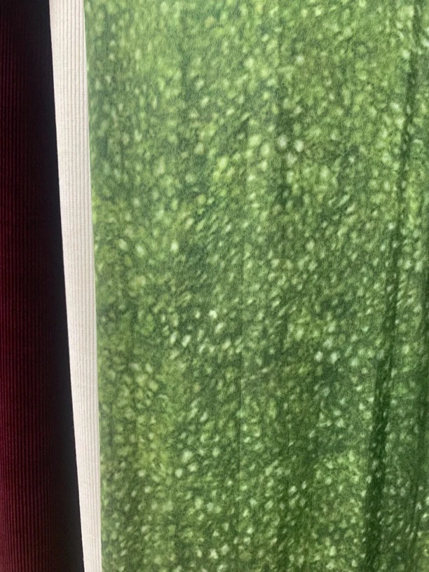 绿色小花 桑波纱布料