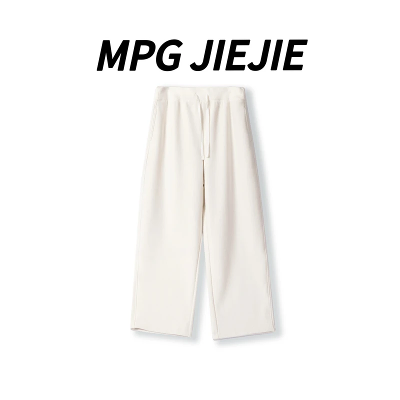MPG JIEJIE【豆浆裤】25秋冬加绒设计经典款休闲卫裤