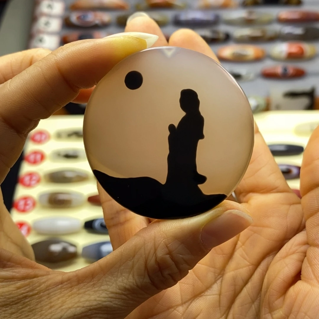 玛瑙/玉髓未镶嵌珠宝半成品缘*阁