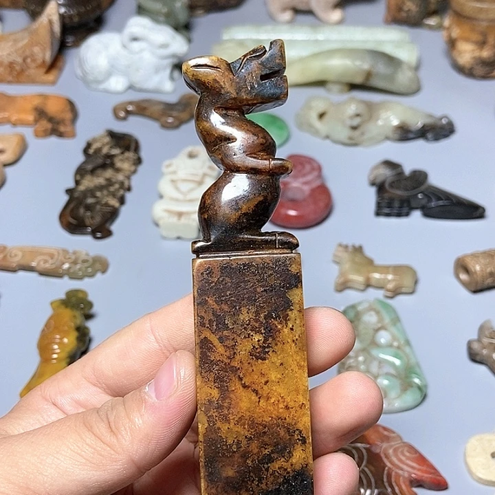 和田玉未镶嵌颈饰129