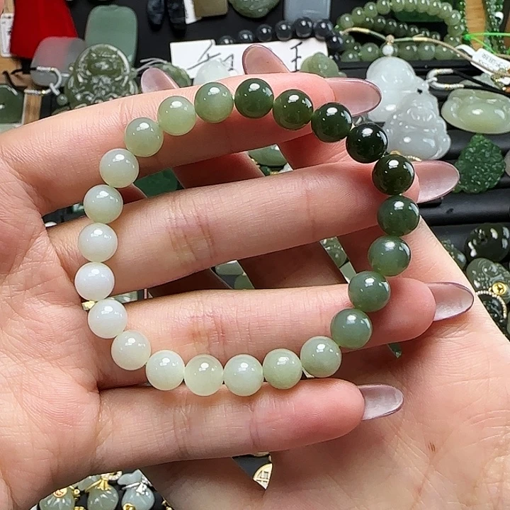 和田玉未镶嵌手串