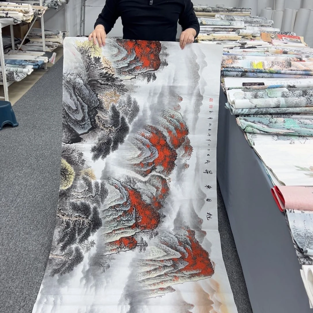 国画卖字画的小老板