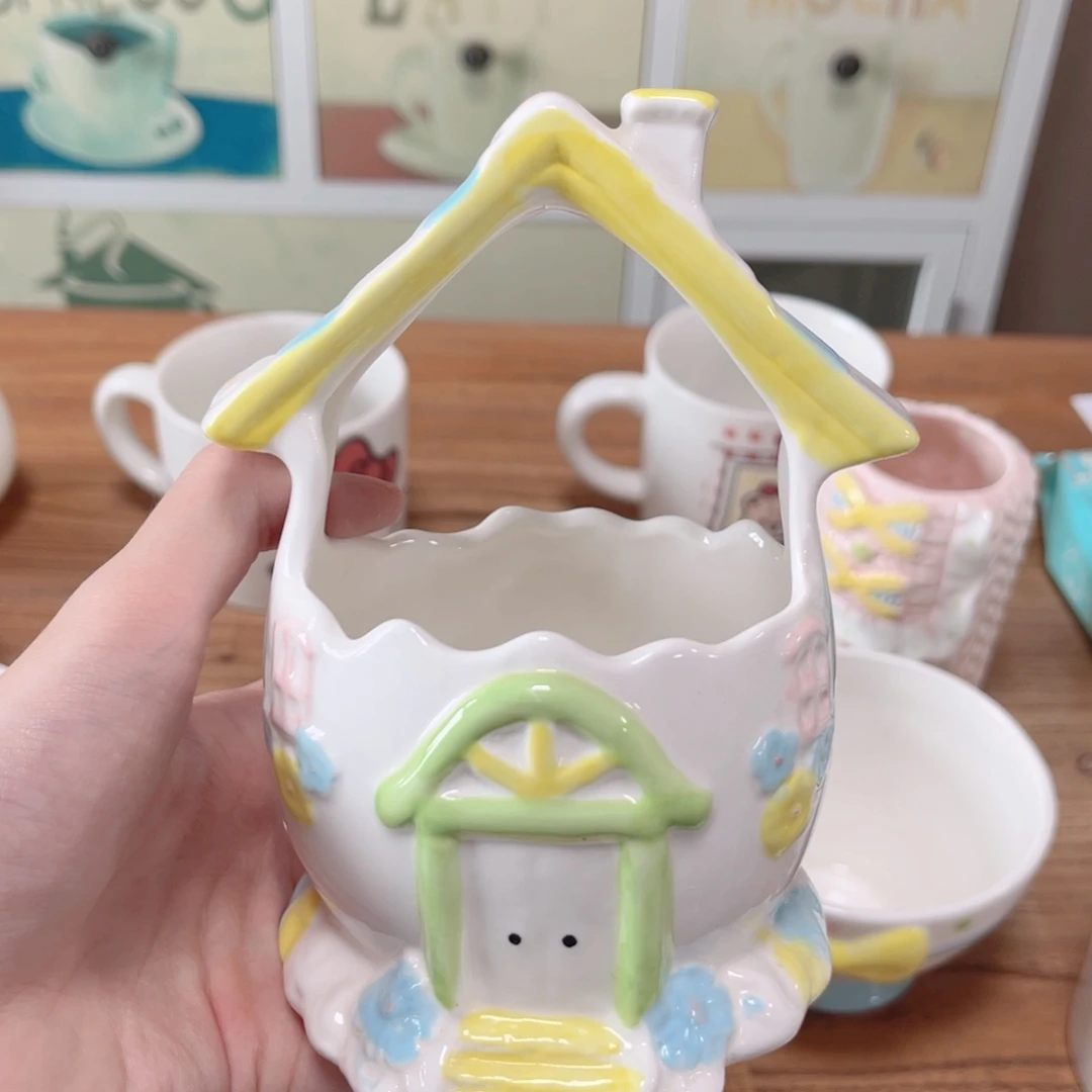 高温陶瓷可爱茶具