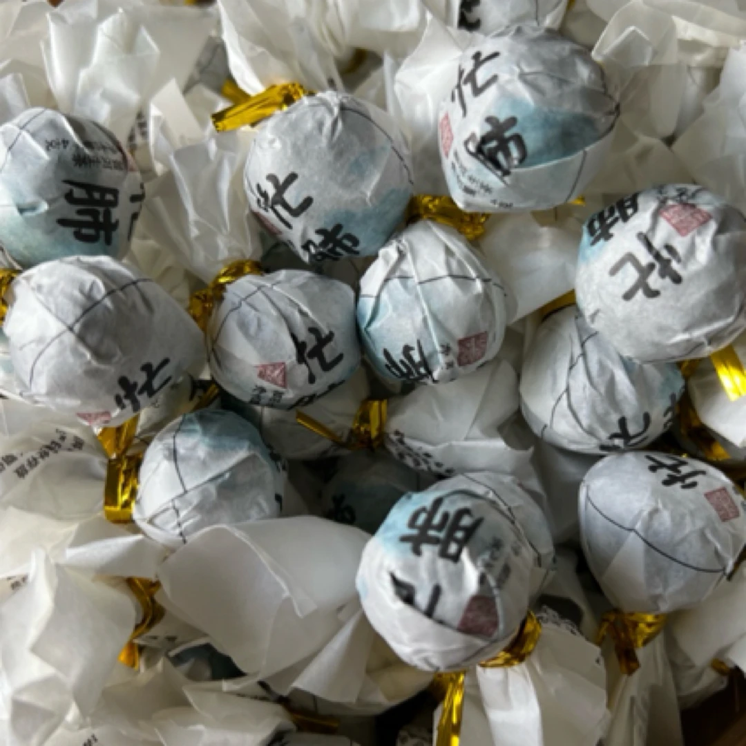 2023年忙肺春茶4克手工龙珠半斤装