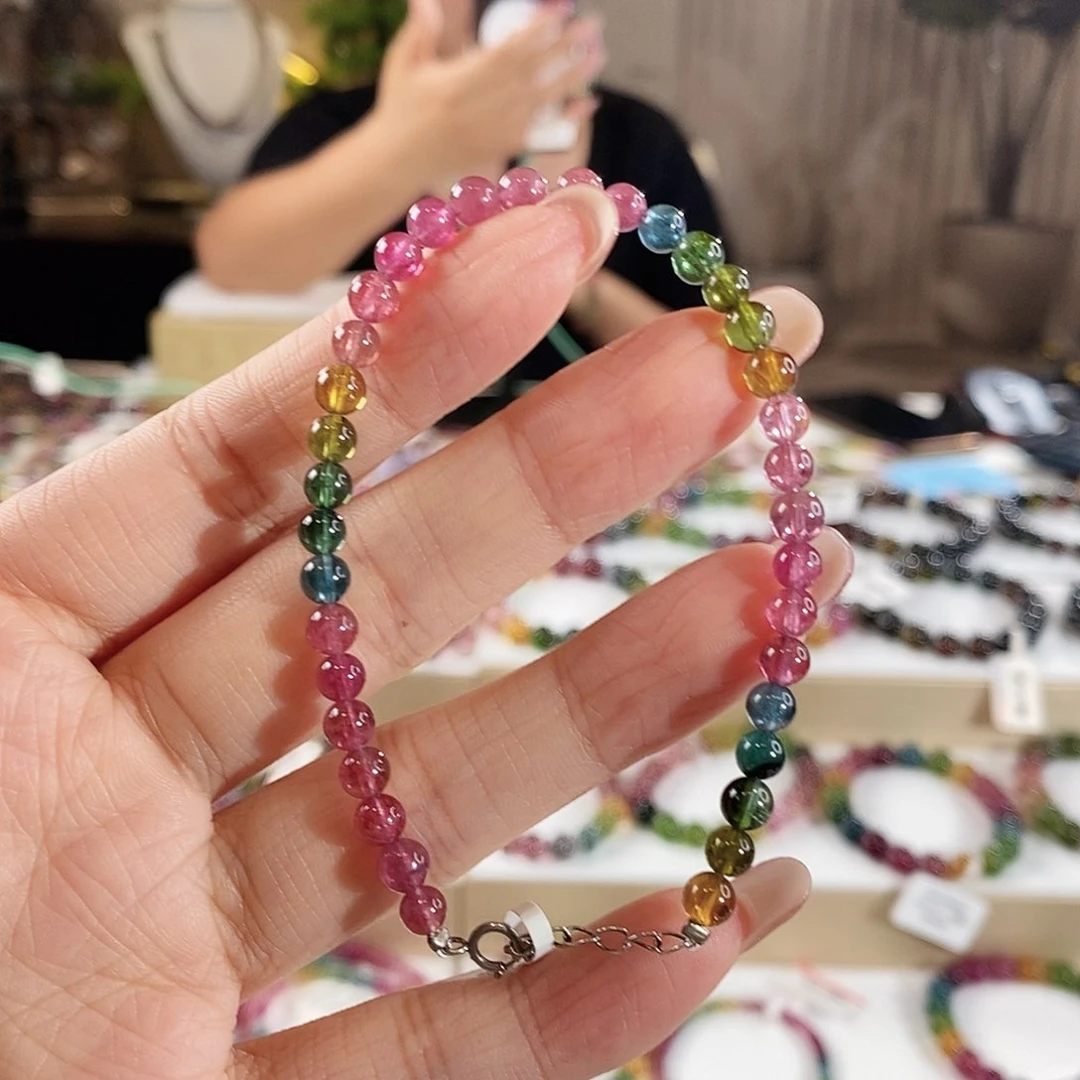 手串未镶嵌碧玺G2187单圈颜色微差