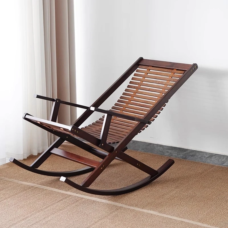 摇摇椅躺椅成人折叠椅午休阳台家用休闲可睡觉客厅老人专用逍遥椅