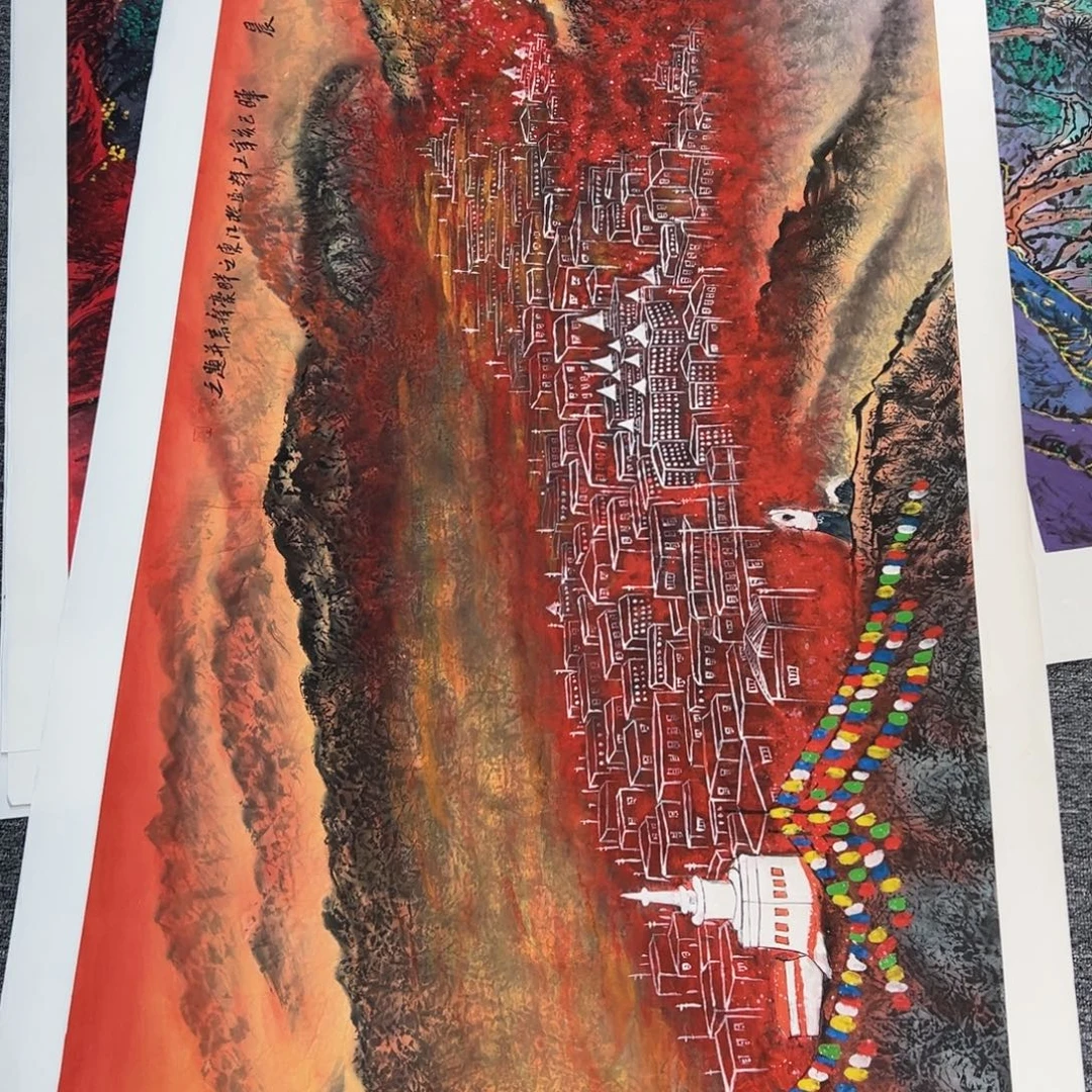 手绘作品全场放漏