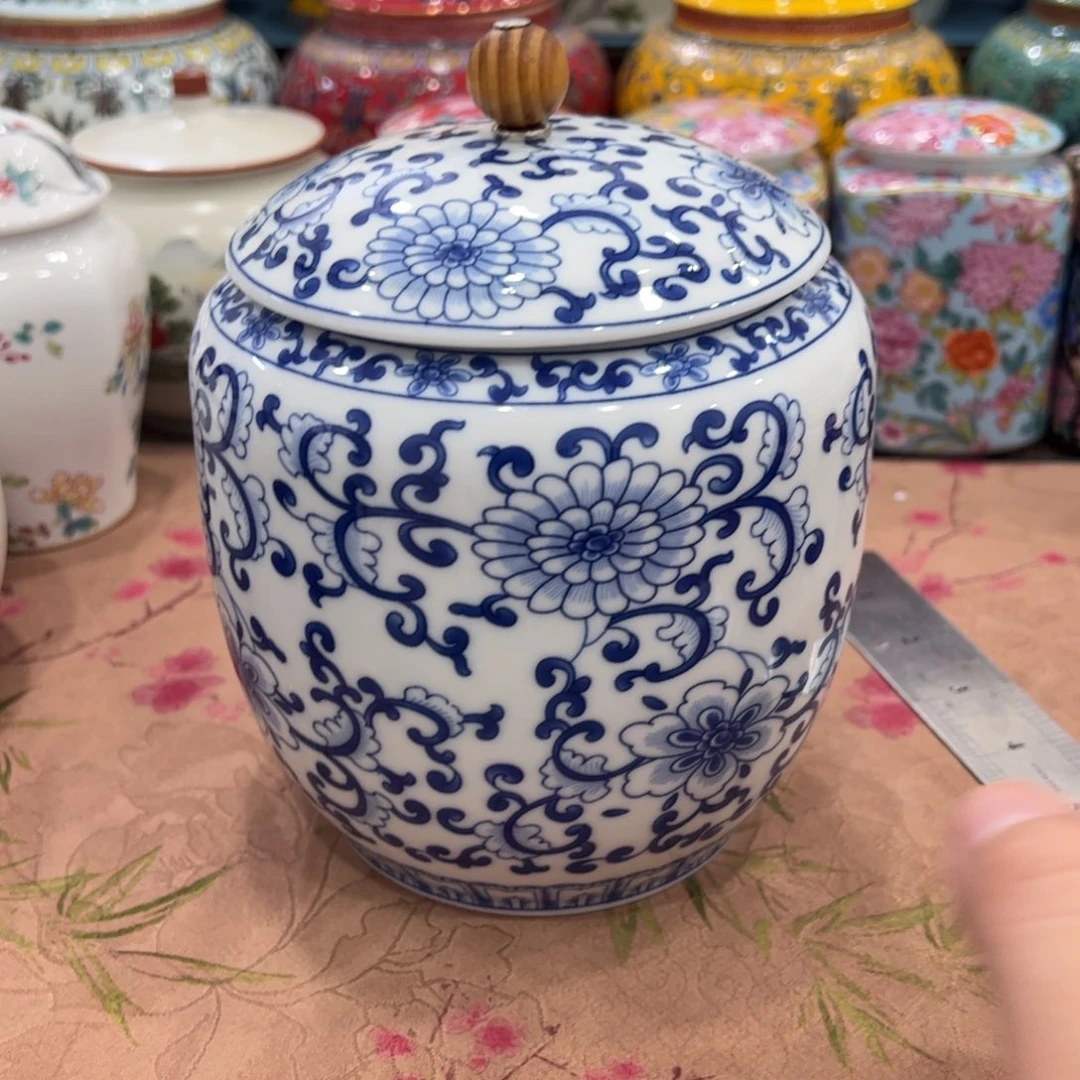 高端茶叶罐陶瓷茶具