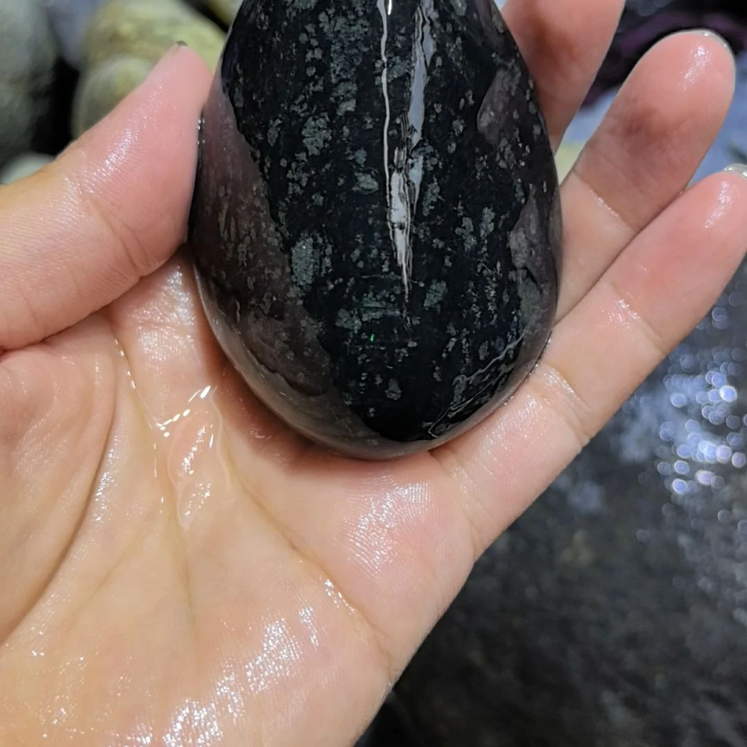 …***暖有机玻璃藏玉药王石原石一个