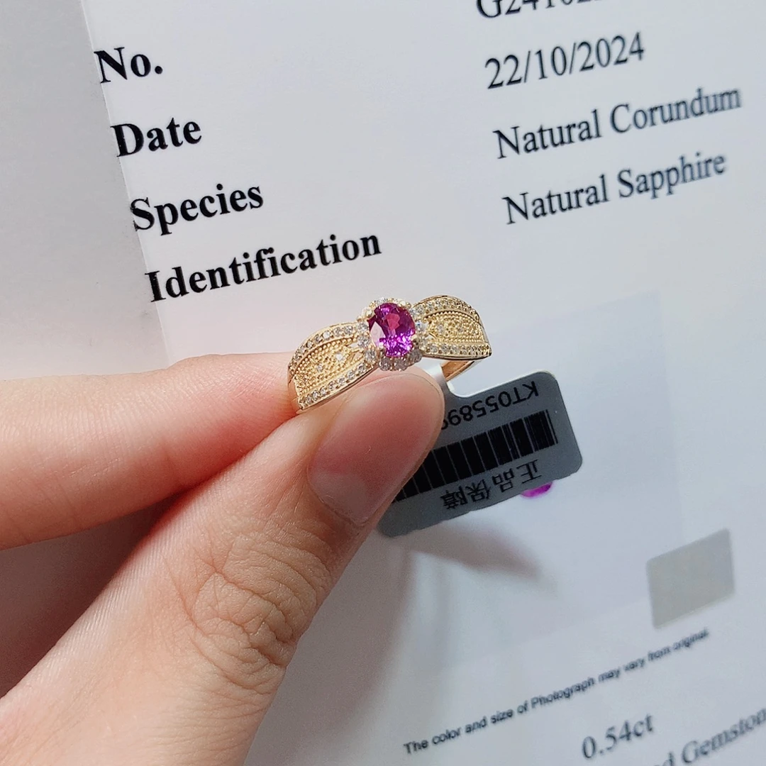 银S925镶嵌蓝宝石戒指戒指