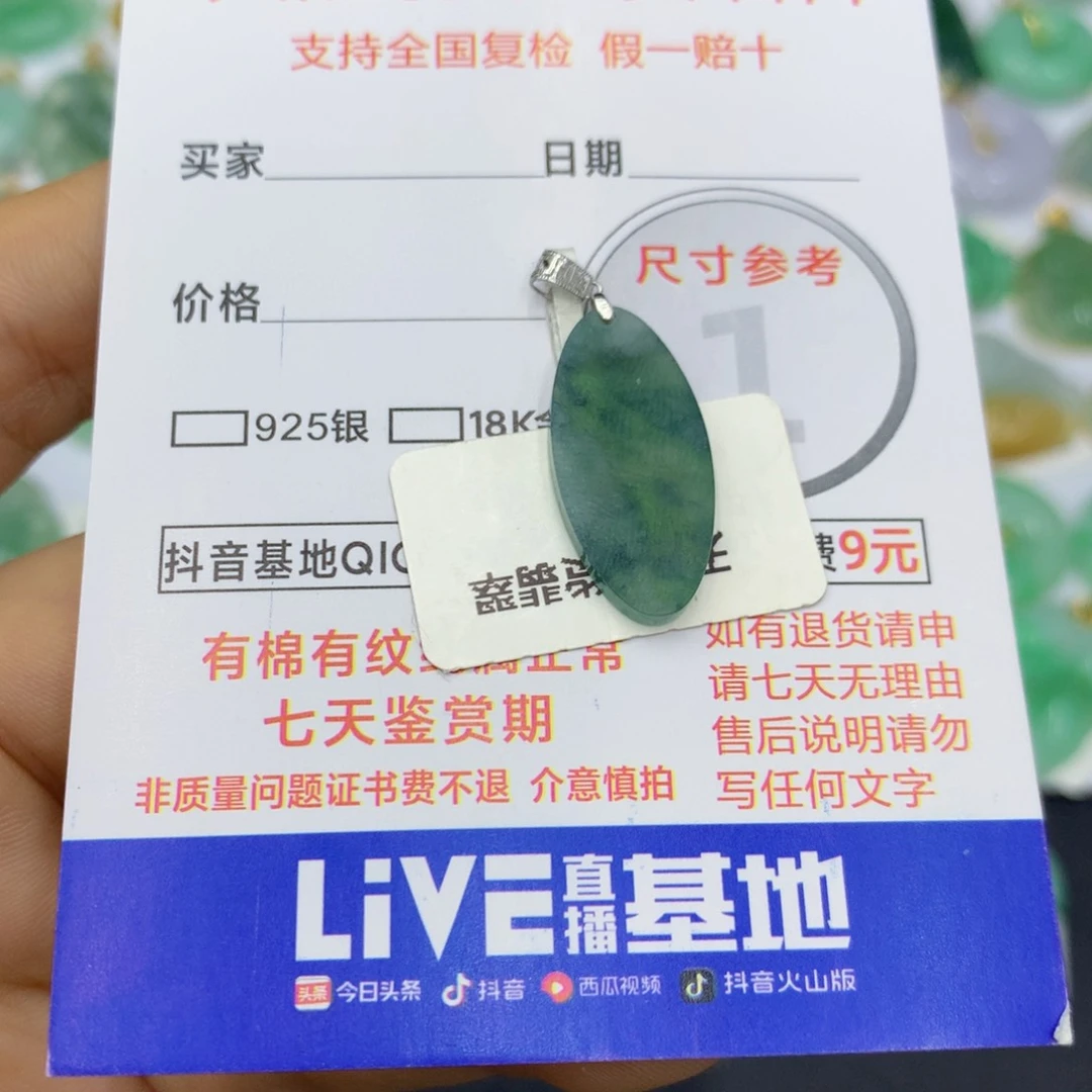 翡翠颈饰未镶嵌翡翠