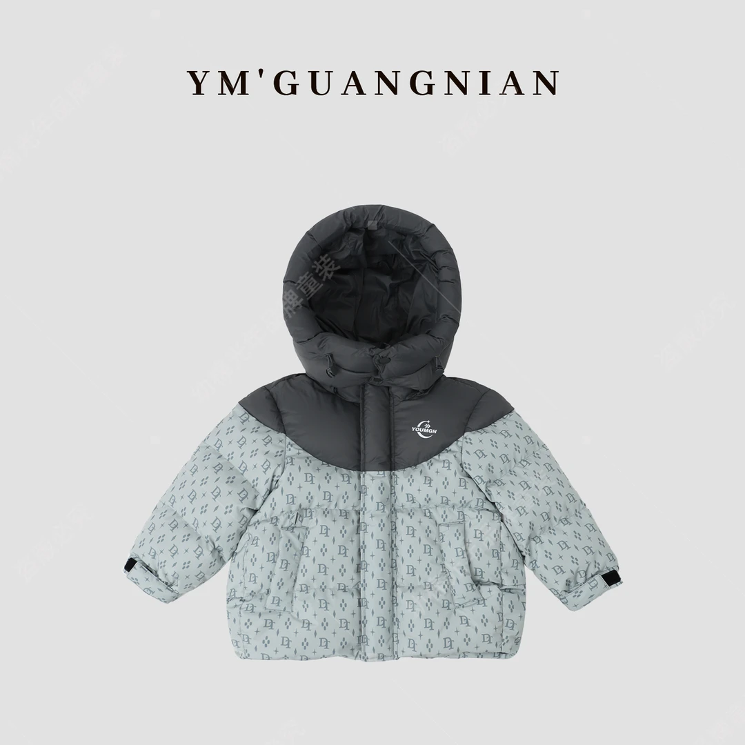 【幼棉光年】冬季男童儿童卡通萌趣休闲保暖羽绒服92253