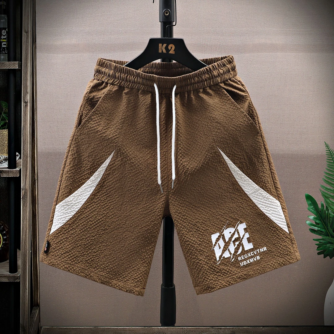 短裤男款夏季爆款25新款运动休闲男裤百搭薄款青年沙滩五分裤中裤