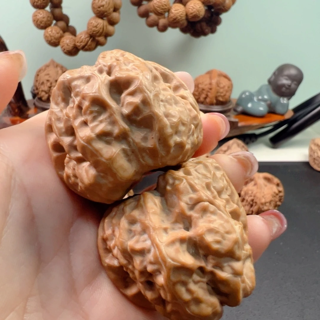 文玩核桃把件蛤蟆手把件