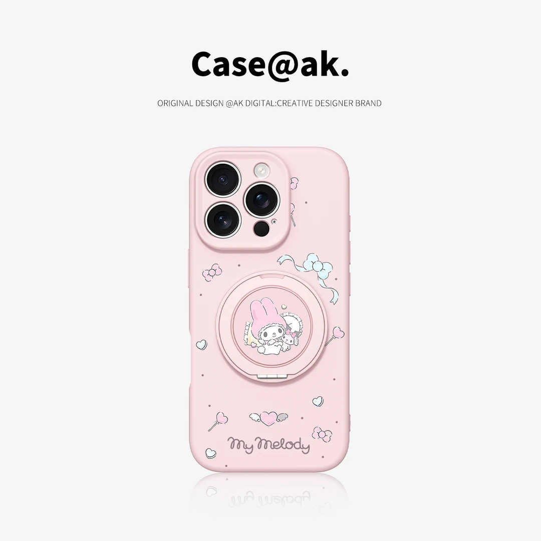 【适用苹果/华为/荣耀/OPPO/VIVO/小米】蝴蝶结美乐蒂硅胶手机壳