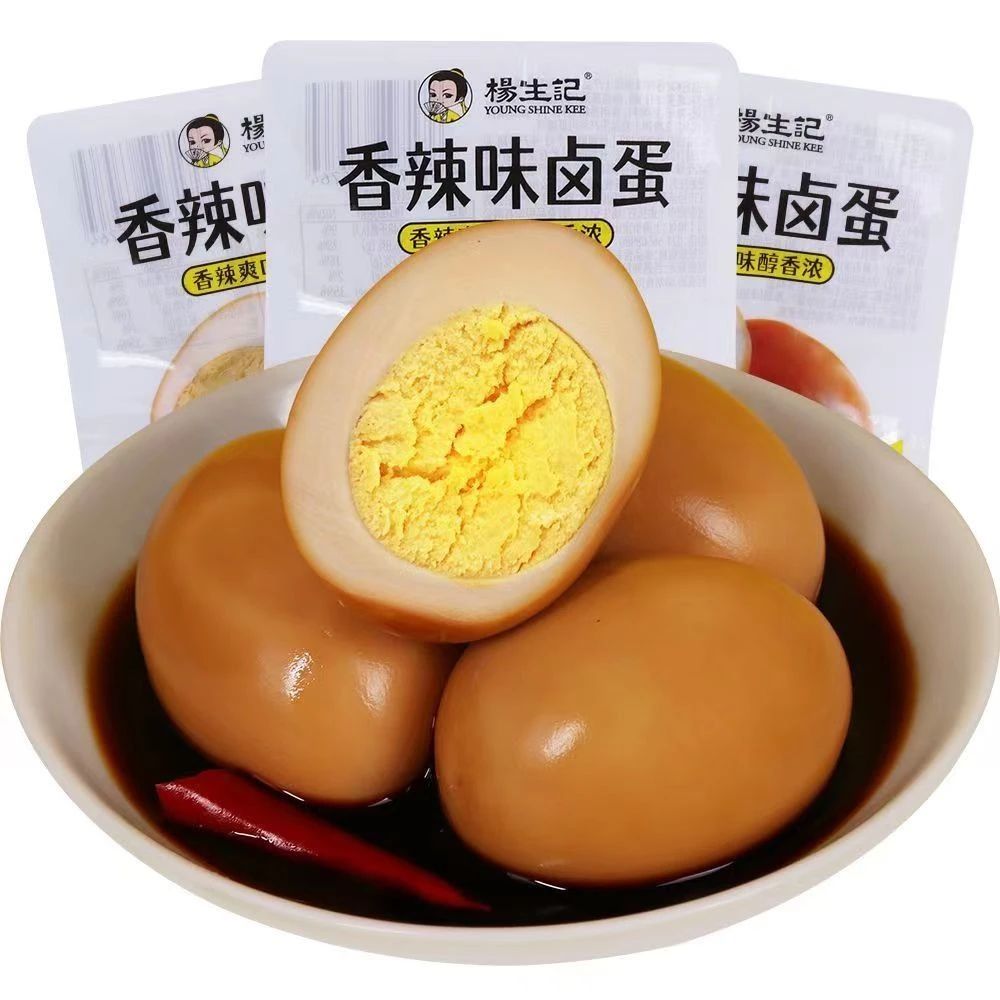 杨生记30g*6枚卤蛋香辣味解馋零食下午茶泡面搭档美食