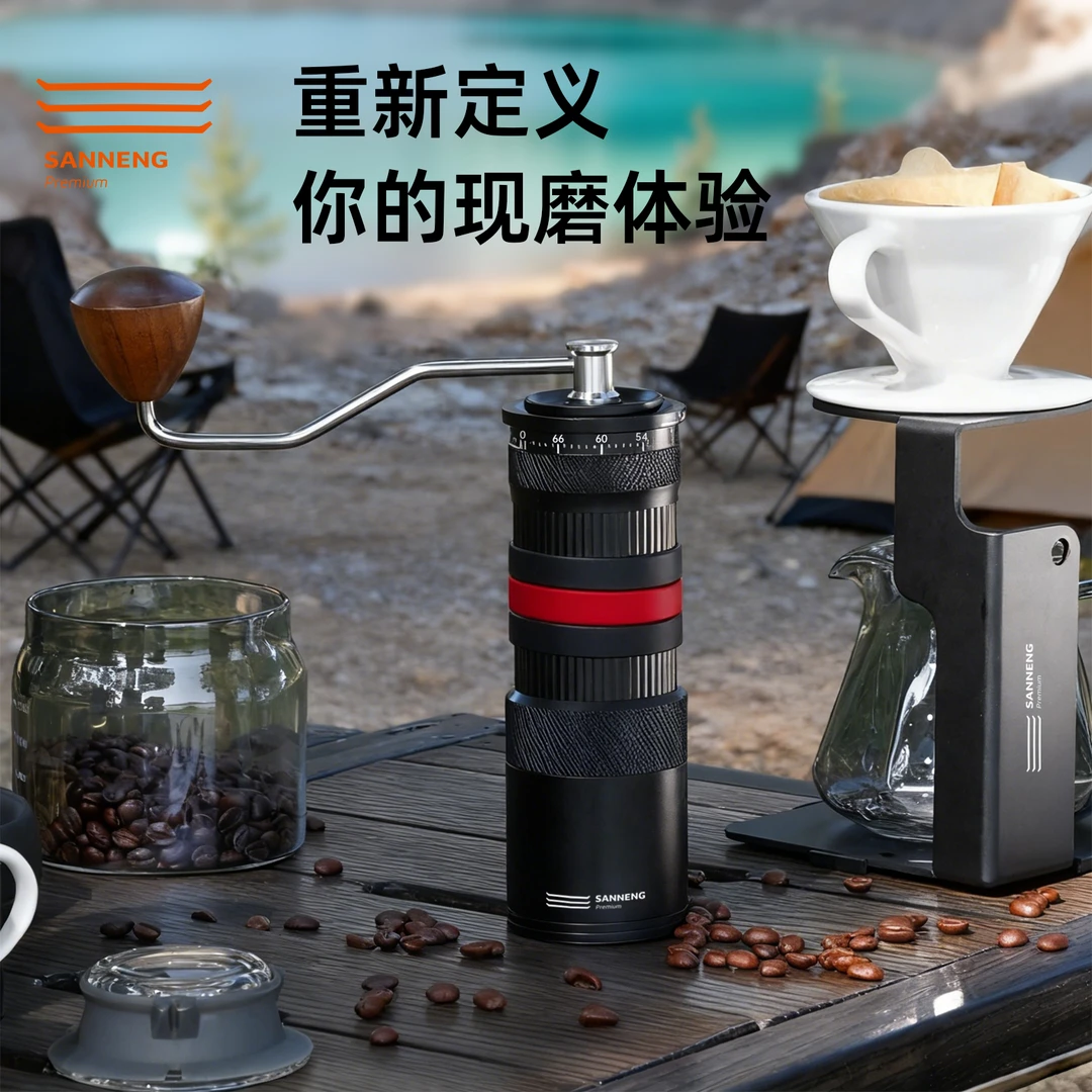 手摇磨豆机咖啡豆研磨机咖啡手动磨粉手冲器具手磨咖啡机小型家用