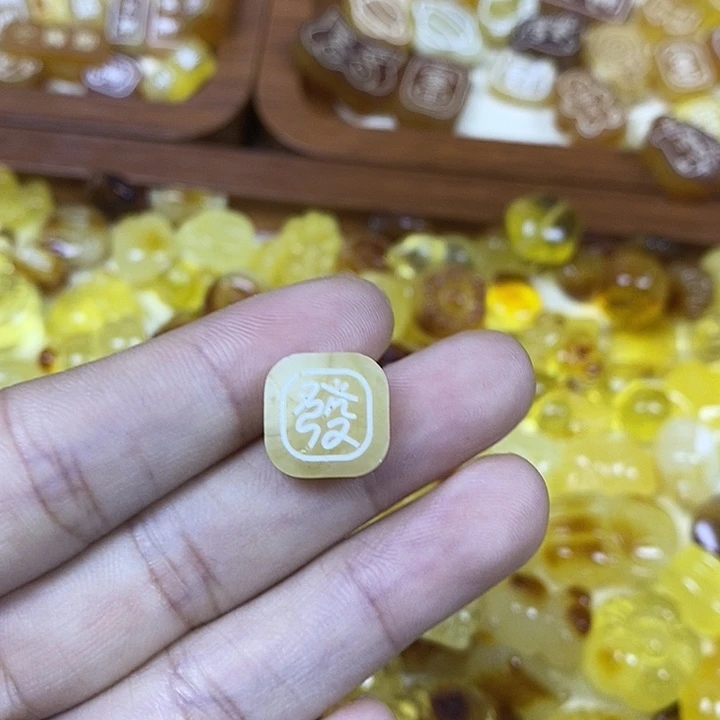 吊坠橄榄核原皮发43