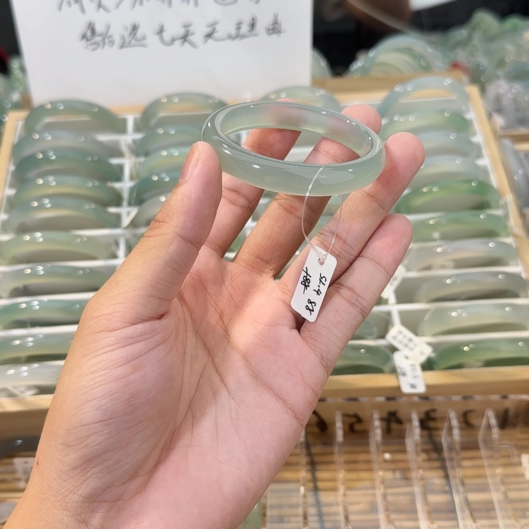 手镯玛瑙/玉髓未镶嵌圈口52.4