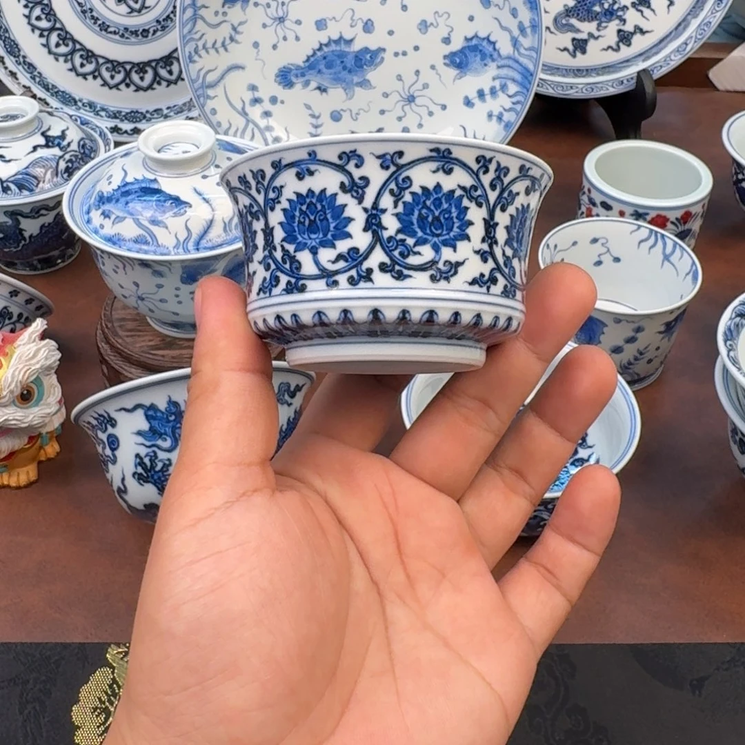 摆件双线缠枝马蹄
