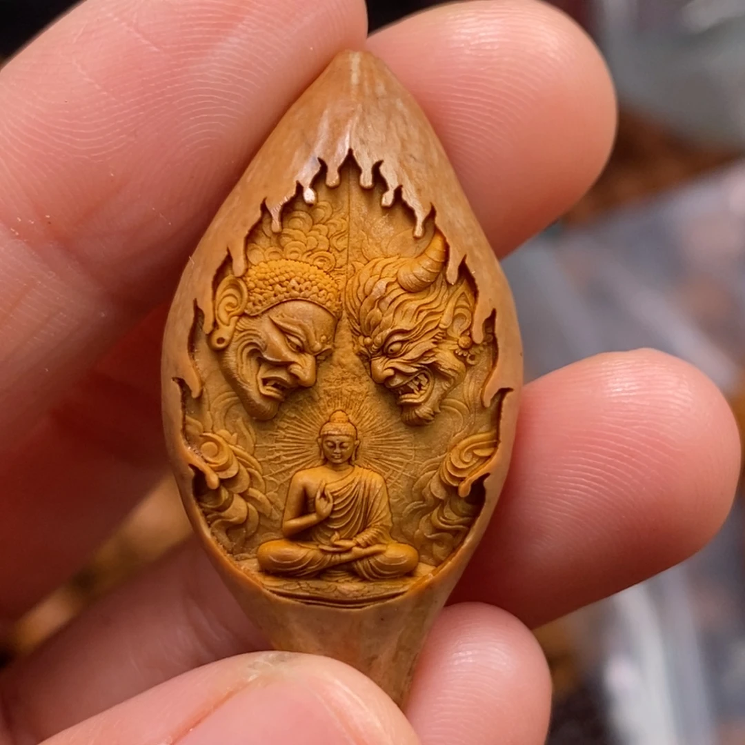 吊坠橄榄核橄榄核雕刻手串手链项链吊坠