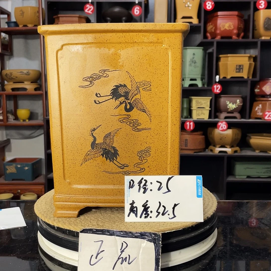 D-盆尚好紫砂花盆