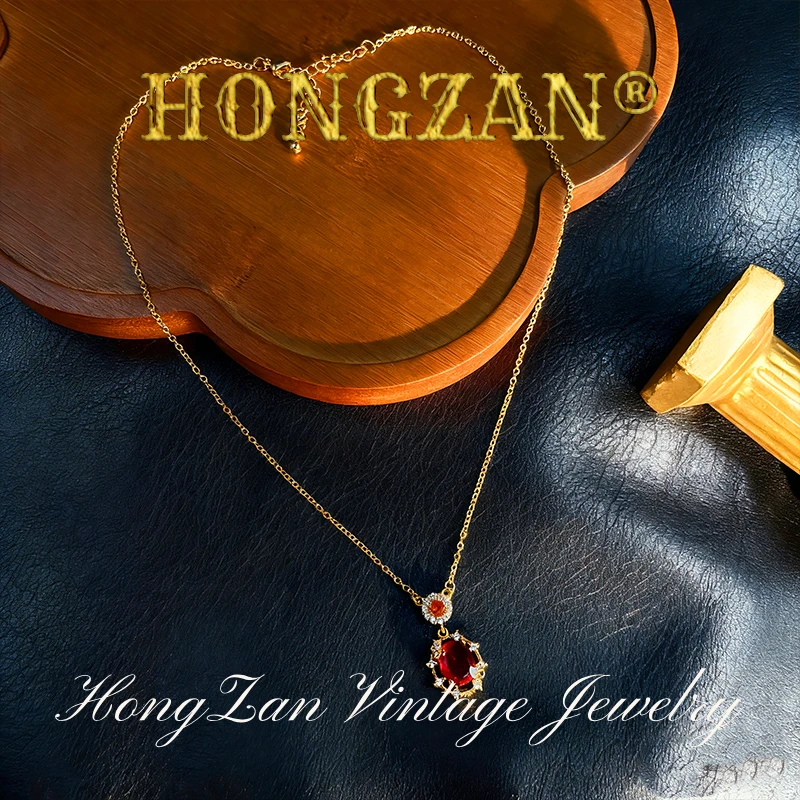 合金亚克力项链 HONGZAN [绯色魅影] 时尚百搭镀K项链 TZ007XL
