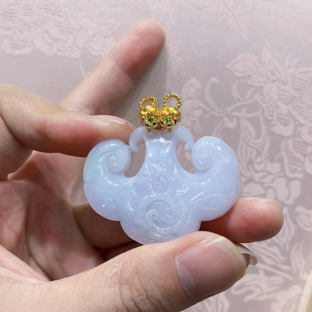 吊坠(赠链)合金翡翠代编织