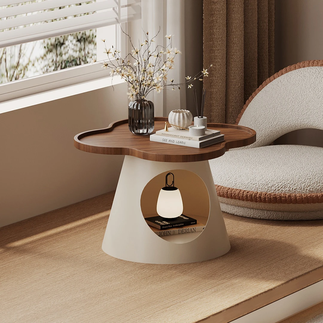 飘窗小桌子卧室窗台榻榻米不占地小茶几奶油风人宠共用家用小炕桌