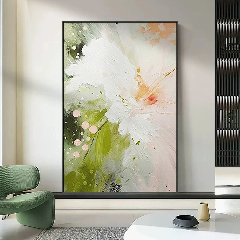 【馨香花语】 时尚百搭砂岩装饰画肌理感高级感玄关画带画框