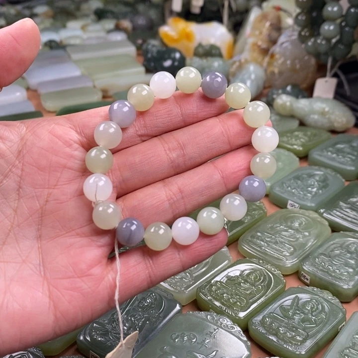 和田玉未镶嵌手链