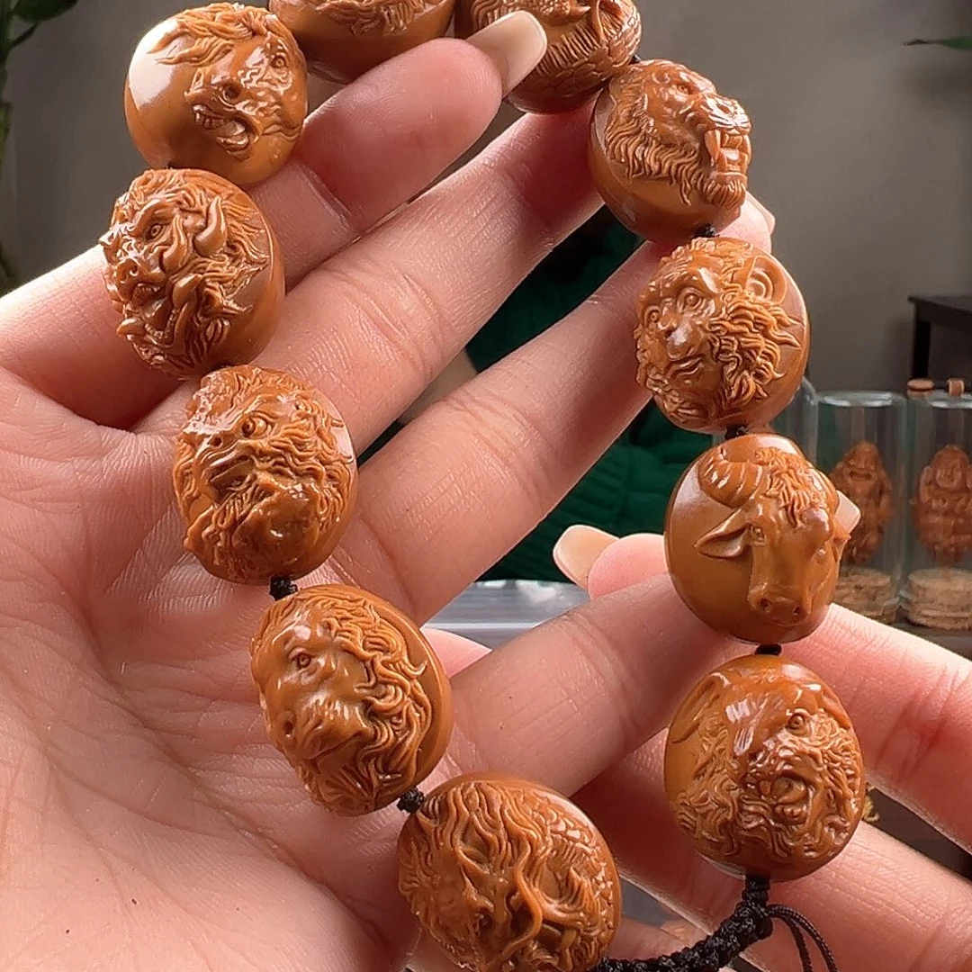 橄榄核手串/手链我****人橄榄核雕橄榄核