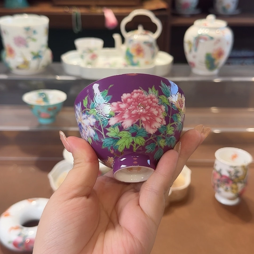 珐琅彩主人杯茶具系列