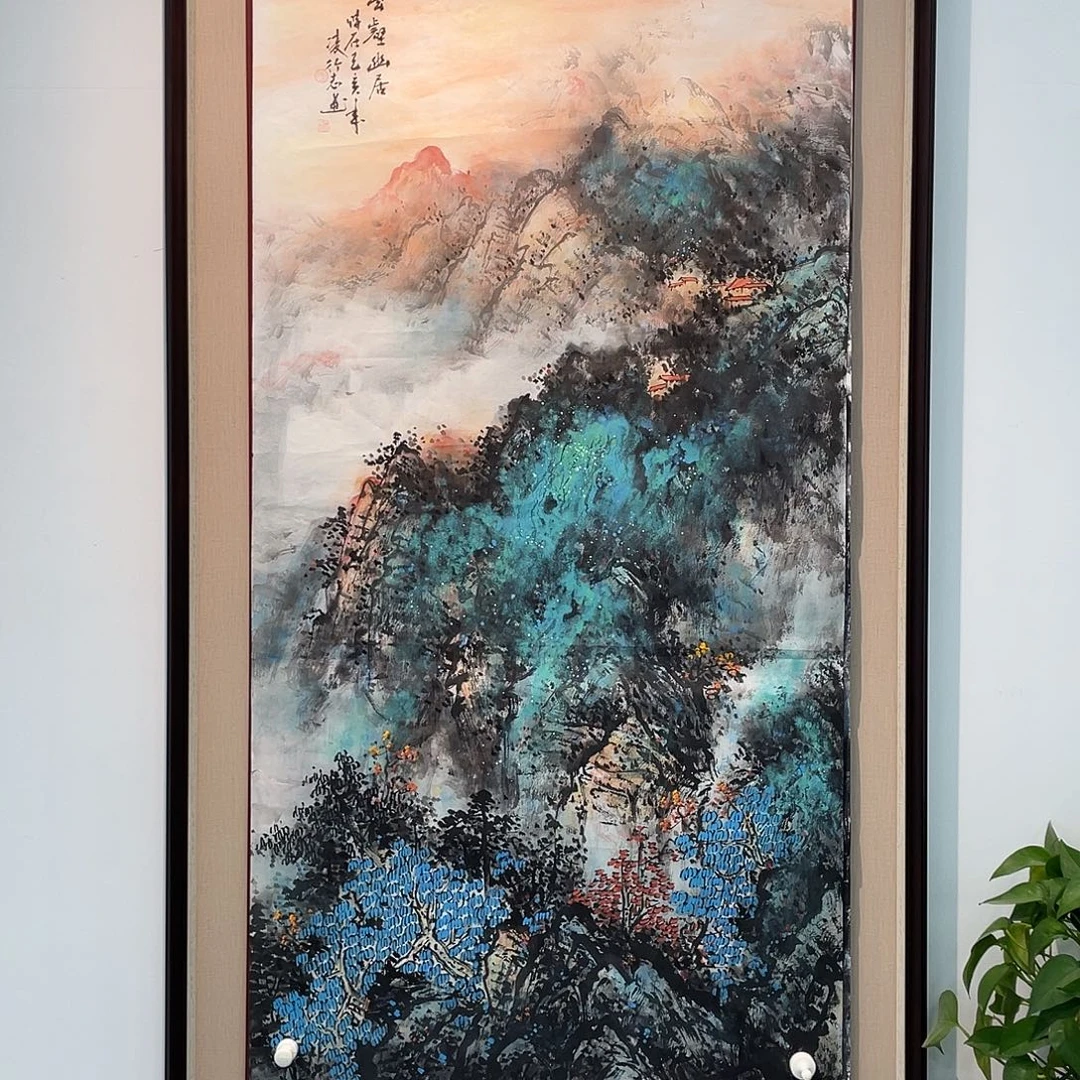 国画凌行志老师手绘国画精品