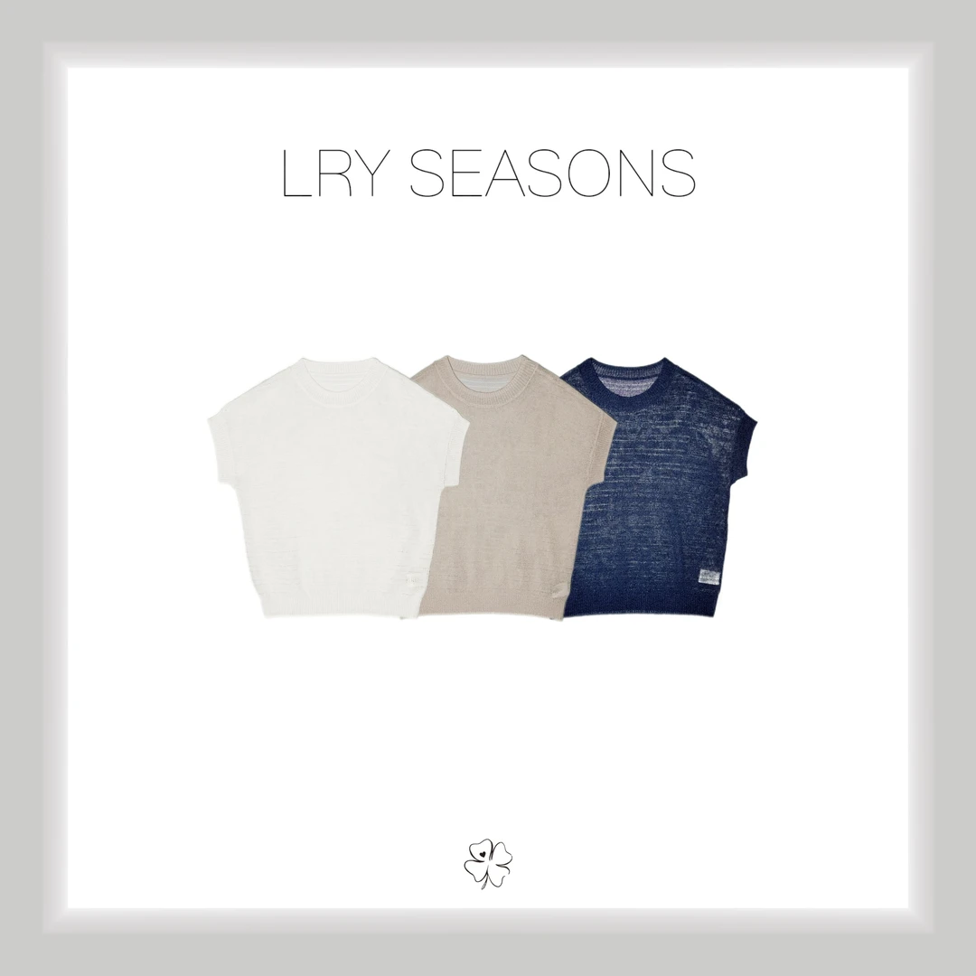 LRY SEASONS |圆领镂空设计无袖针织衫25174