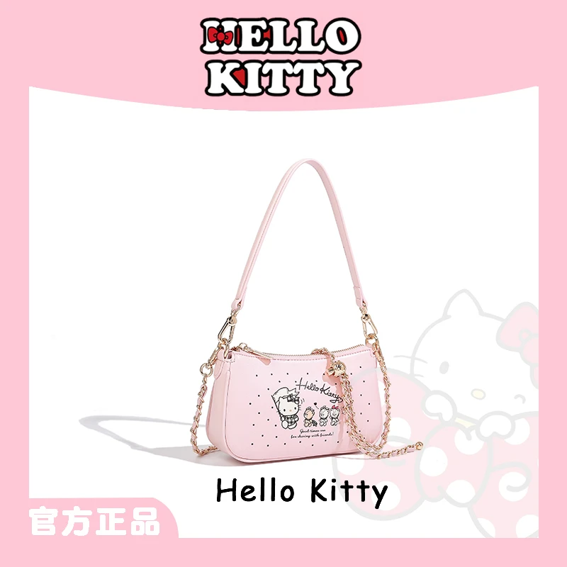 HELLO KITTY/凯蒂猫时尚可爱精致迷你手拎斜挎包小众百搭腋下包