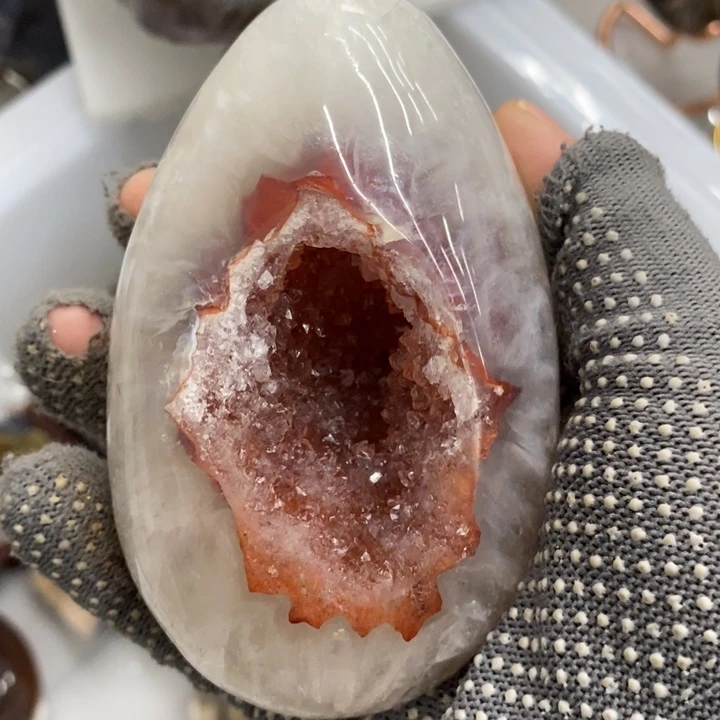 紫晶珠宝半成品未镶嵌