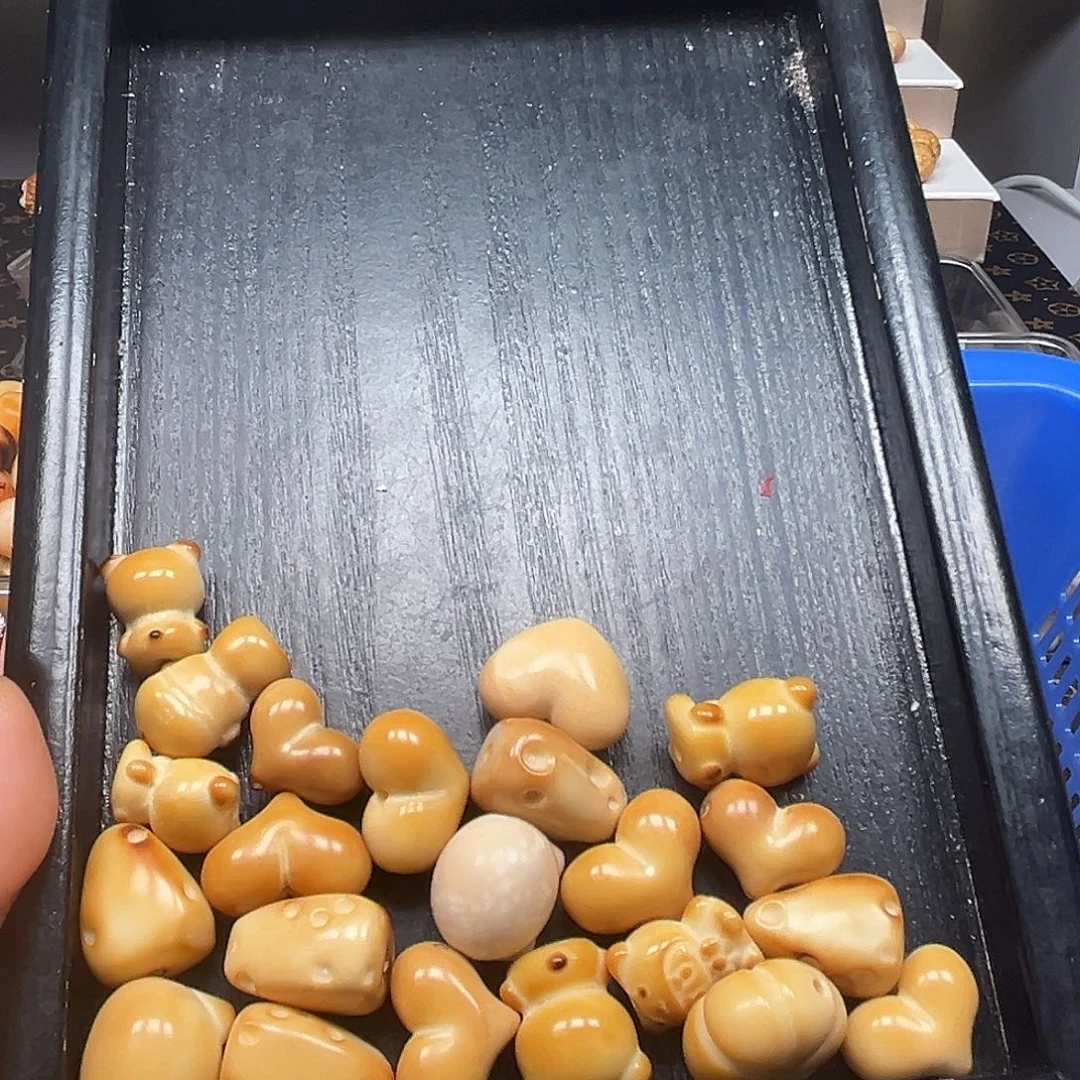 ￥***猫手串菩提根/象牙果瑕疵迷你22颗有裂不售后