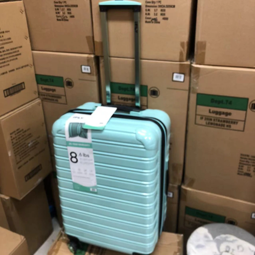 蓝色行李箱24寸【发一个】