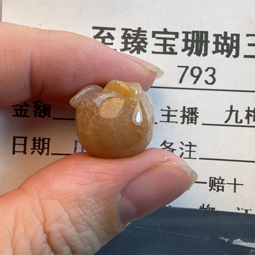 硅化珊瑚（珊瑚玉）未镶嵌吊坠(不含链)