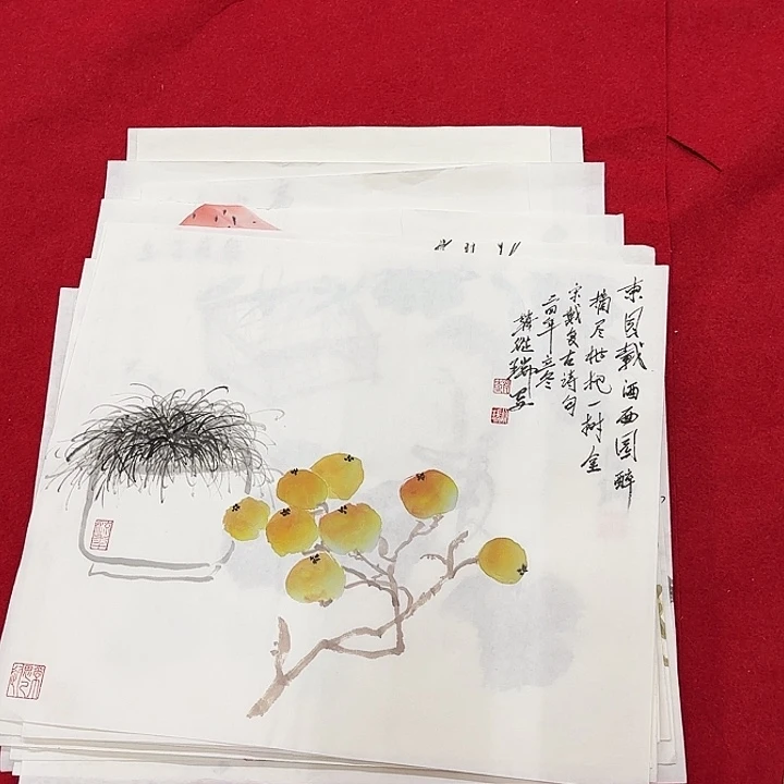 国画花鸟等多种鸟类的