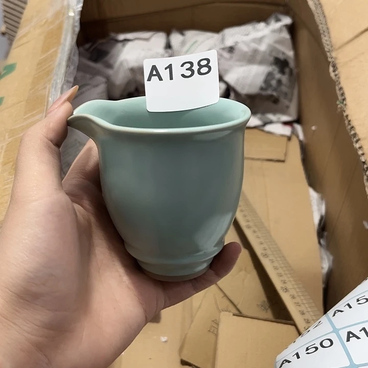 瓷片茶摆件工艺品摆件666