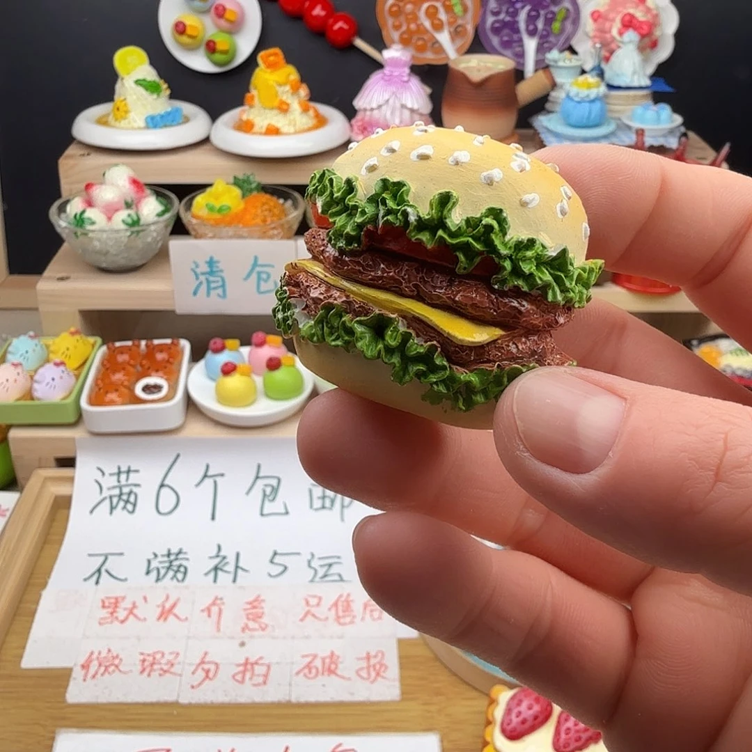 树脂食玩冰箱贴 凭开箱视频售后